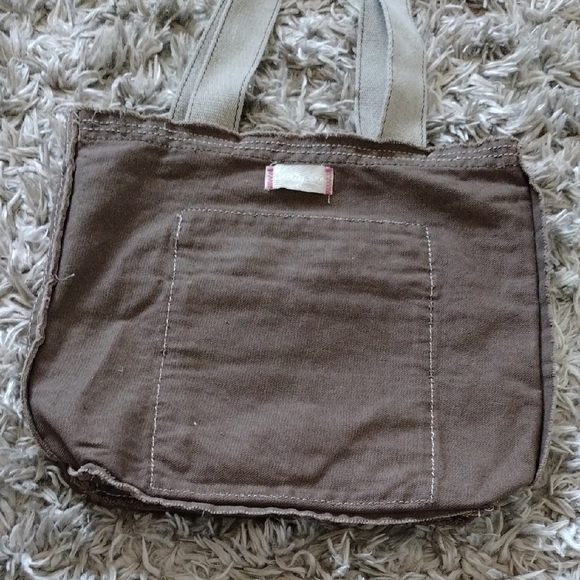 Brown Floral Tote Bag - Picture 6 of 9
